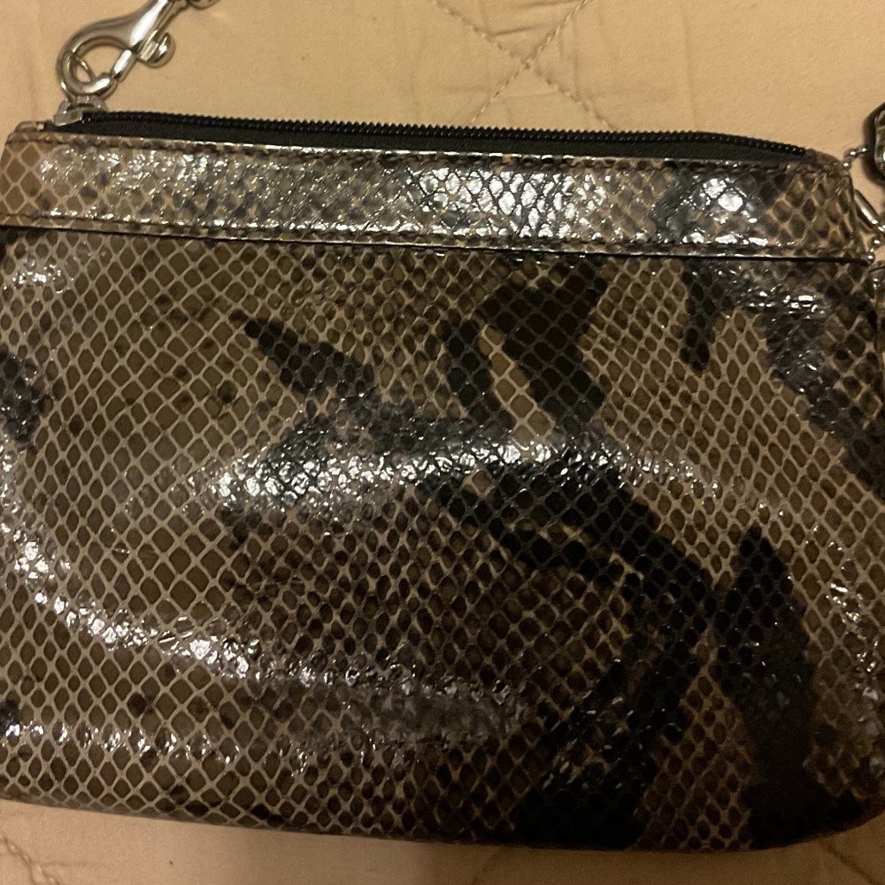 Vintage Coach, Python Wristlet - image 3